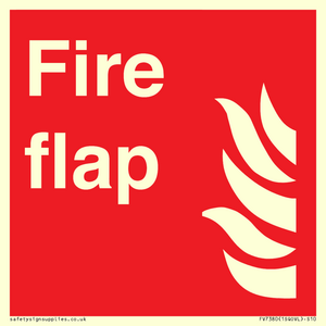 Fire flap